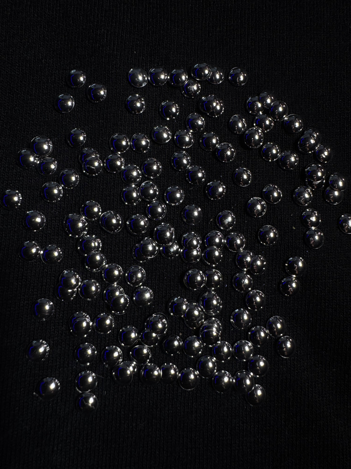 Iron On Dome Studs (500pc) Silver