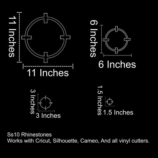 Y2K Element 9 Rhinestone SVG File