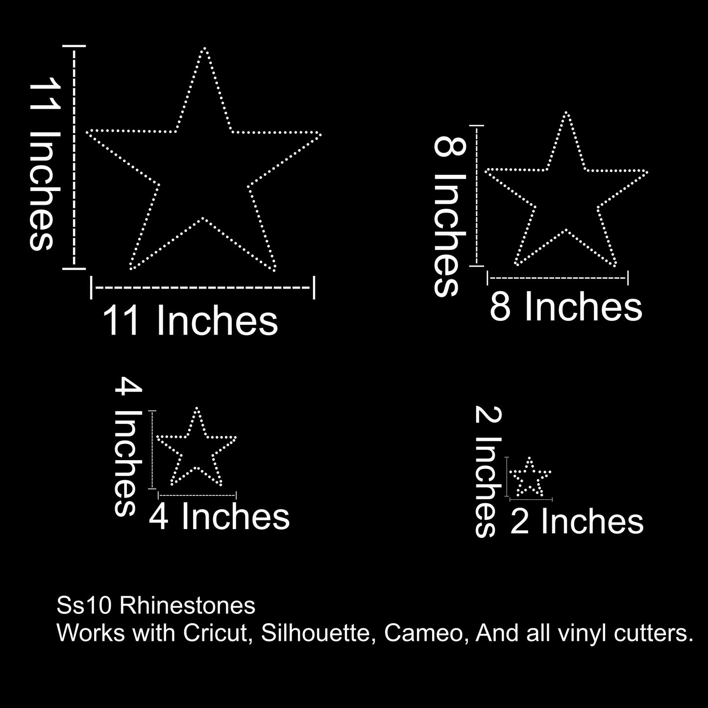 Y2K Rhinestone SVG Pack 100 Variations (27 Files)