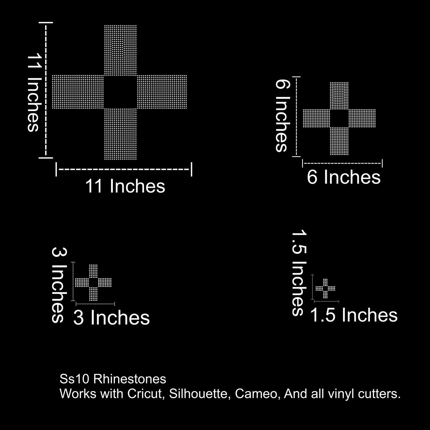 Y2K Rhinestone SVG Pack 100 Variations (27 Files)