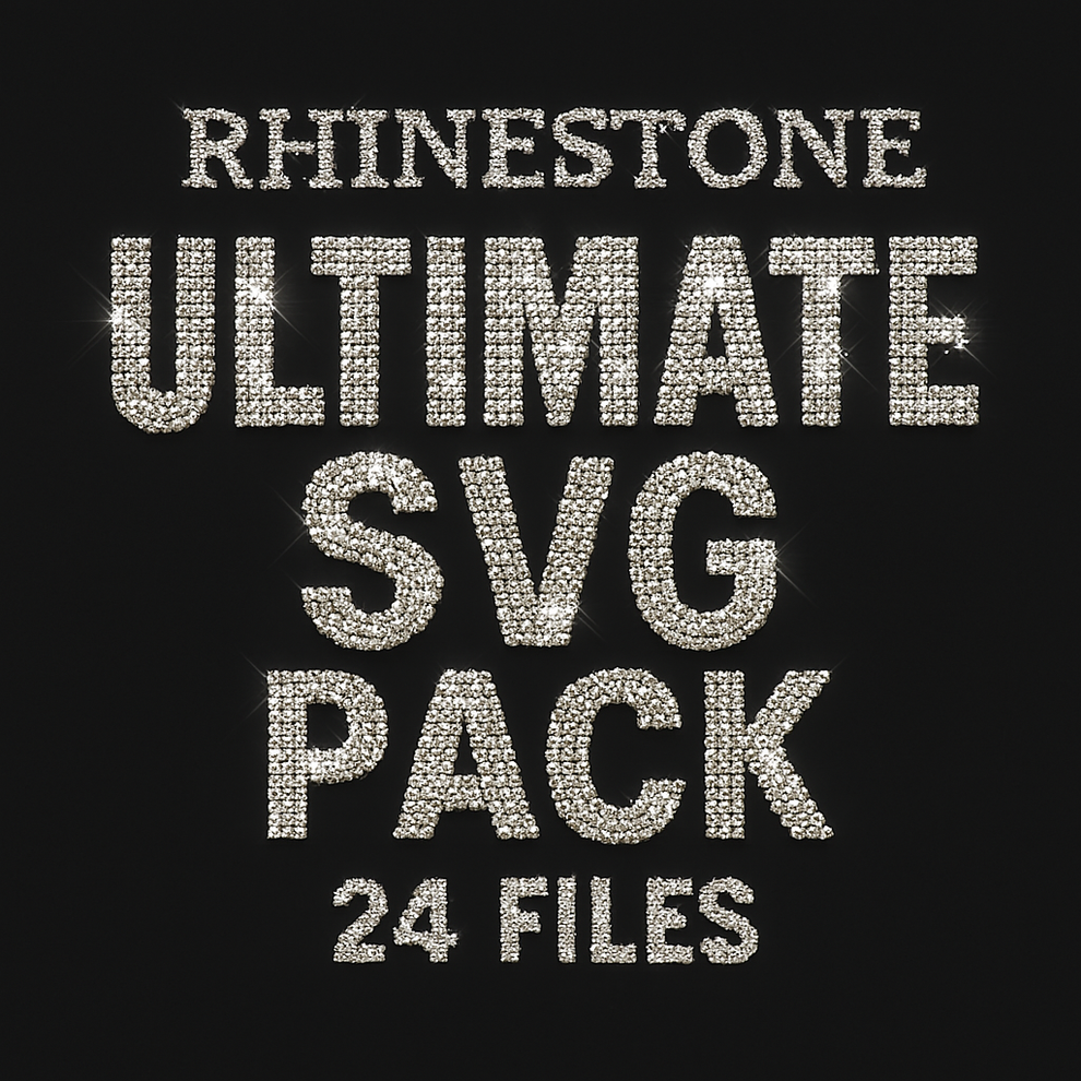 Ultimate Rhinestone SVG Bundle (24 Files) – The Recipe Worldwide