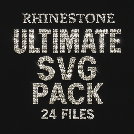 Ultimate Rhinestone SVG Bundle (24 Files)