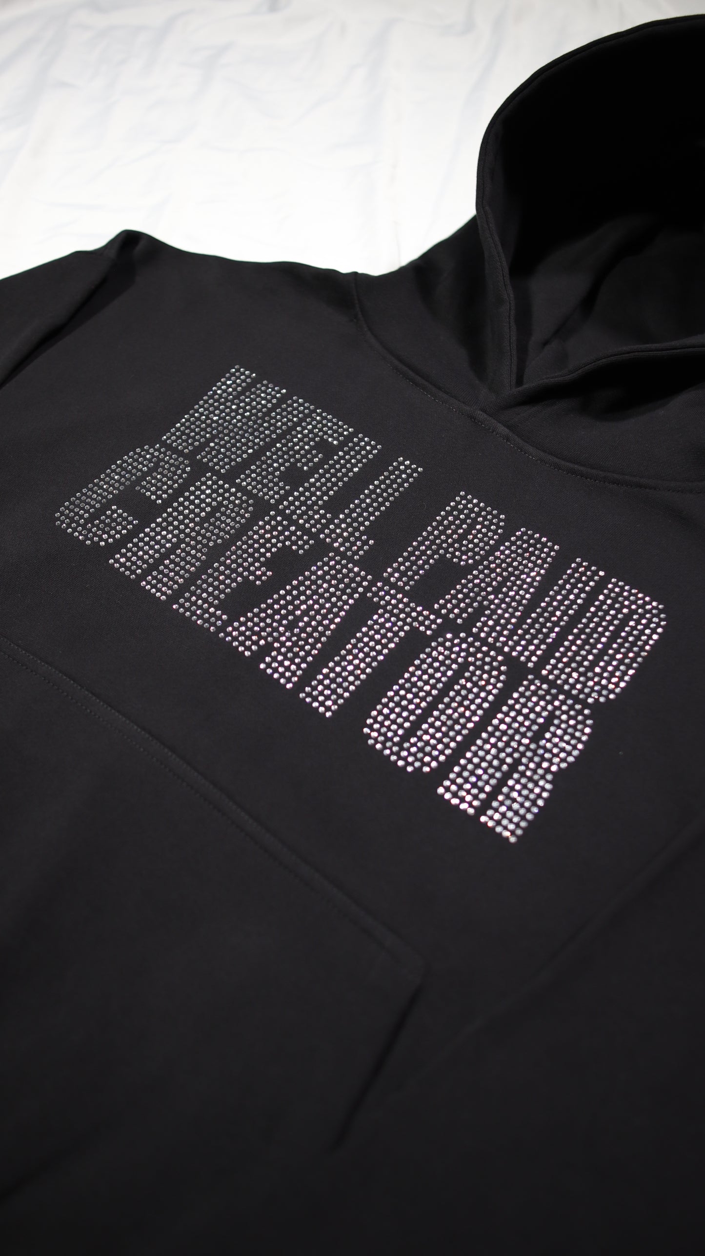 Rhinestone Well Paid Creator Hoodie