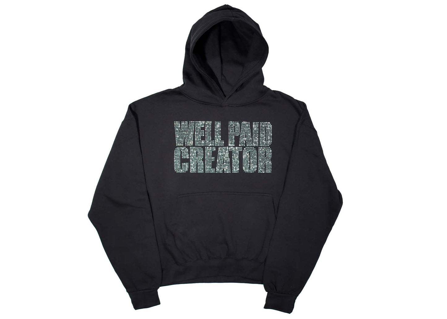 Rhinestone Well Paid Creator Hoodie