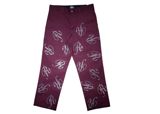 Burgandy Dickies Custom Pants
