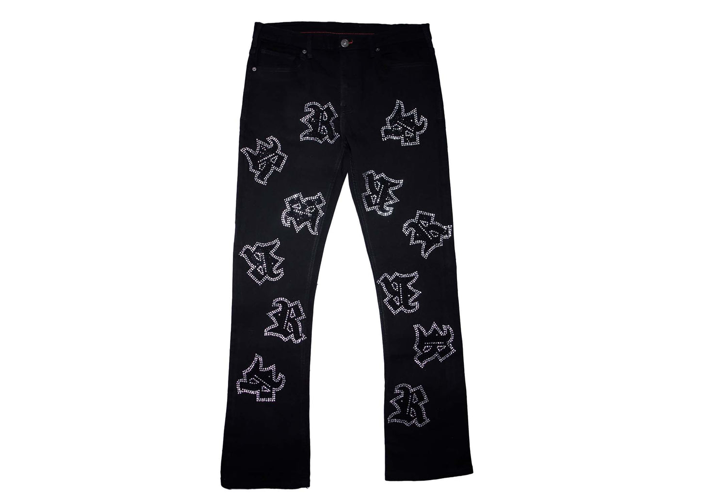 Custom 1 of 1 Rhinestone Jeans (34 x 34)