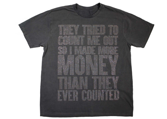 Tried To Count Me Out Rhinestone T Shirt